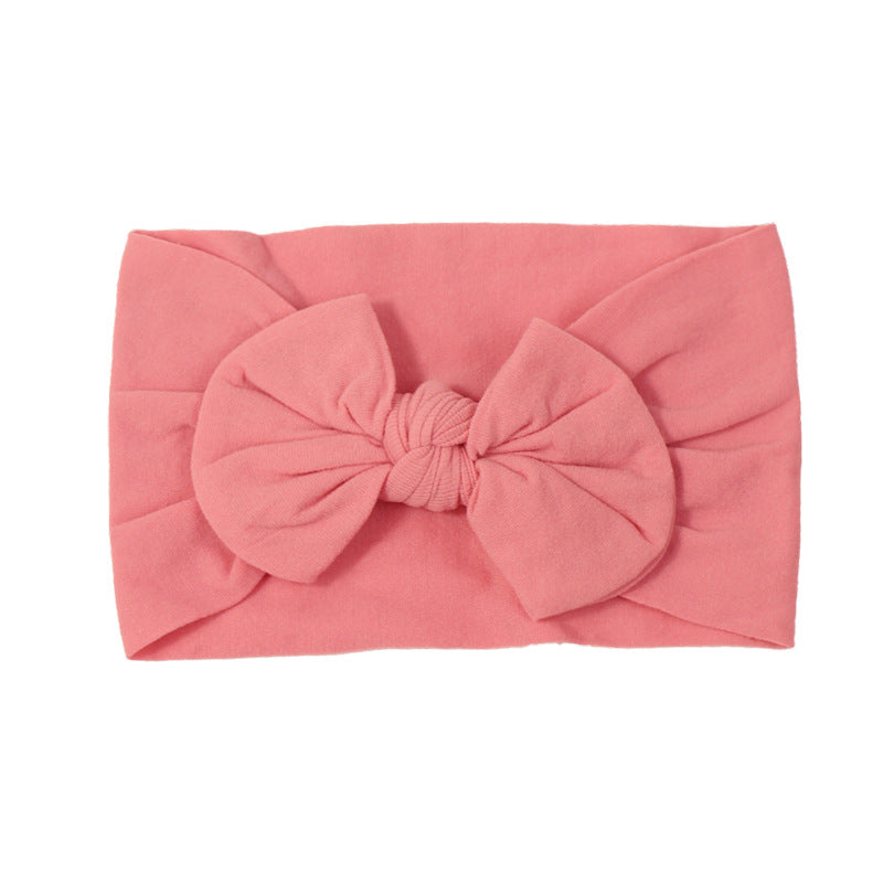 Handmade Kids Hair Band Nylon Baby Bow Invisible Headband
