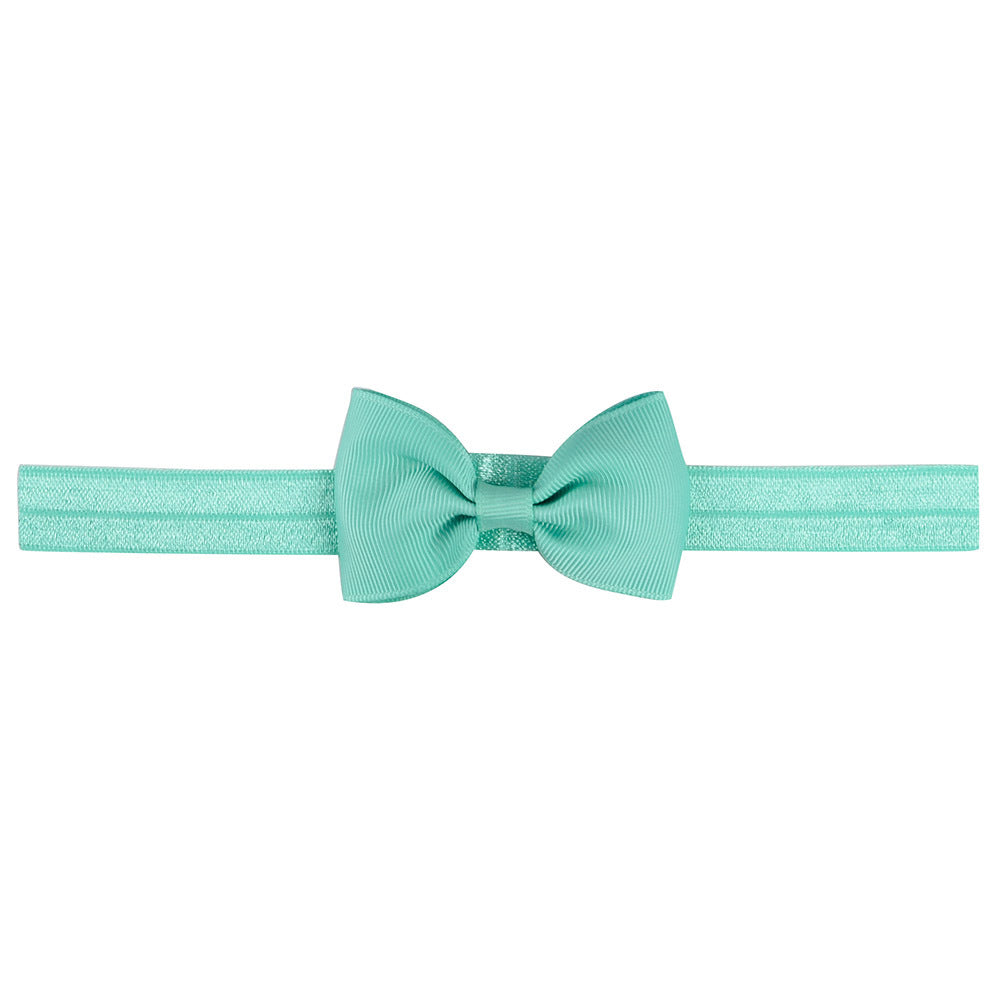 644 Kids Bow Hair Band Small Bow Elastic Headband