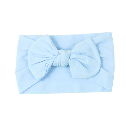 Handmade Kids Hair Band Nylon Baby Bow Invisible Headband
