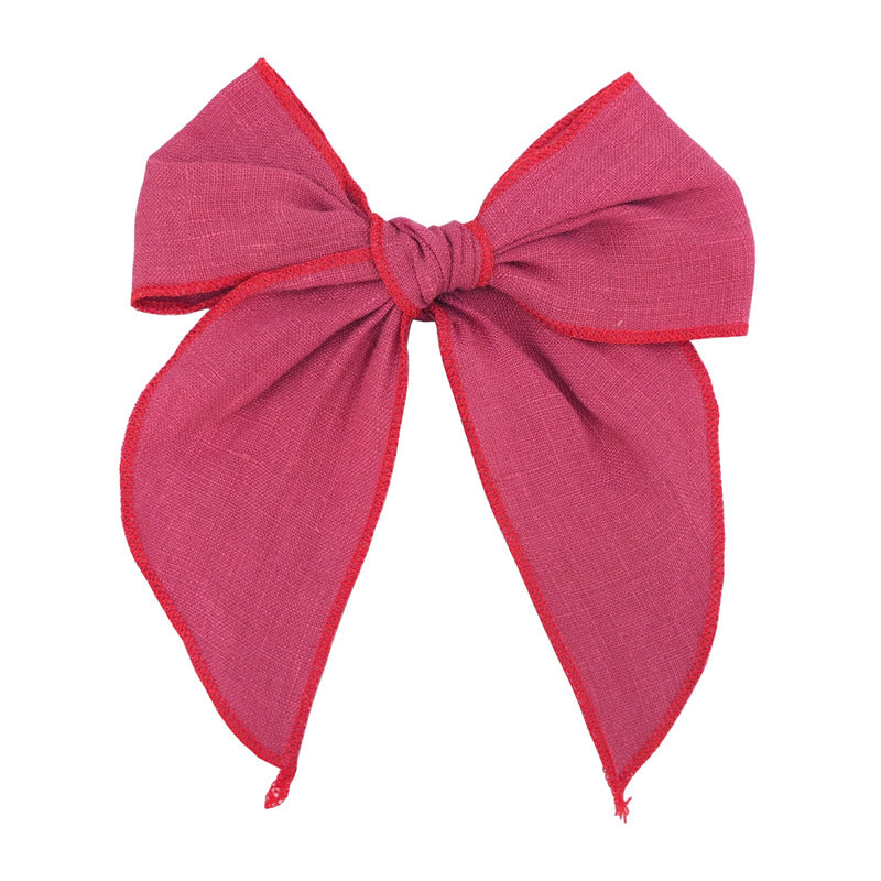 Bow Hair Clip Fabric Hairpin Hair Accessory