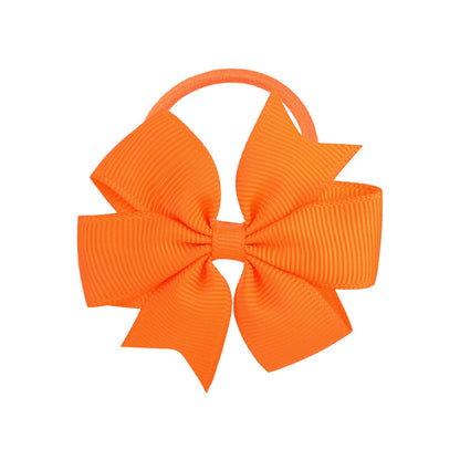 Handmade Multi-color Kids Hair Tie Bow Baby Head Accessory