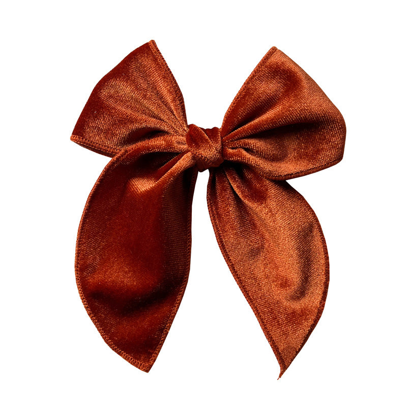 Bow Hair Clip Girl Fabric Hairpin Hair Accessory Head Accessory Hair Clip