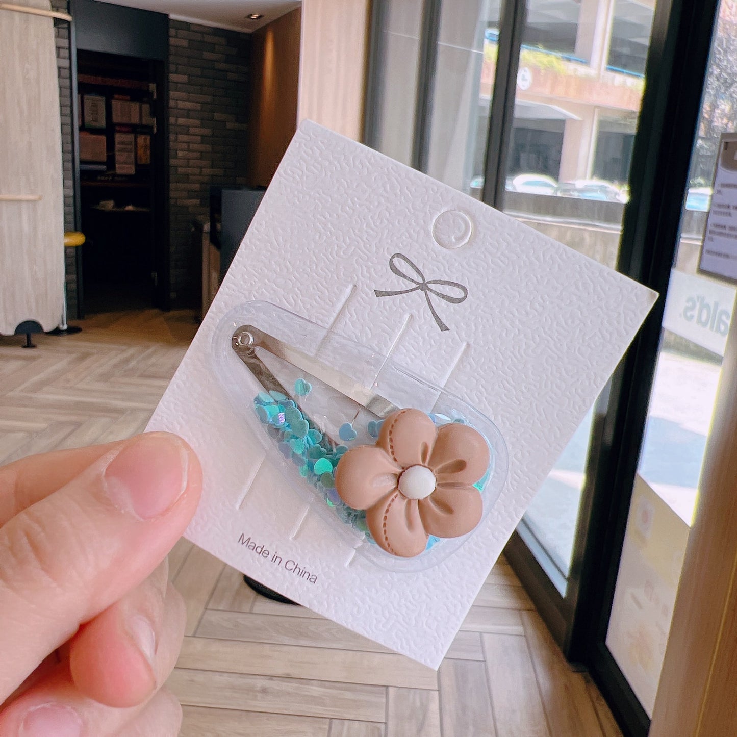 Colorful Transparent Kids Hair Clip Glitter Hairpin Cute Side Clip Girl Hair Accessory