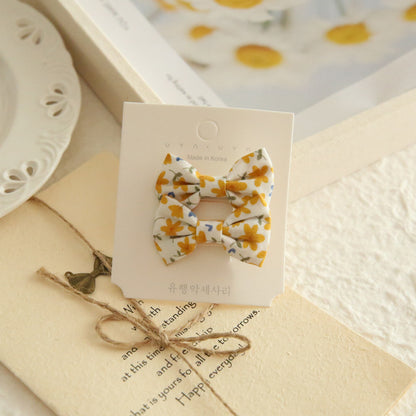 A172 Kids Head Accessory Hair Accessory INS Bow Hair Clip 1