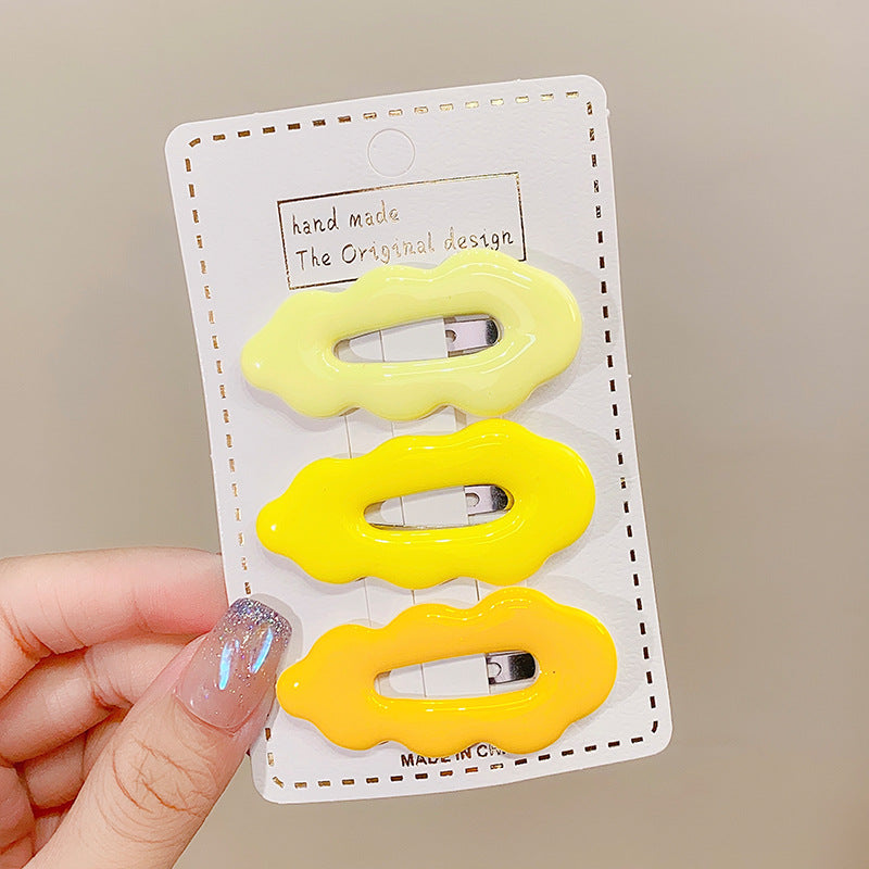 Hair Clip Side Bangs Hair Clip Heart BB Clip Kids Hairpin Head Accessory