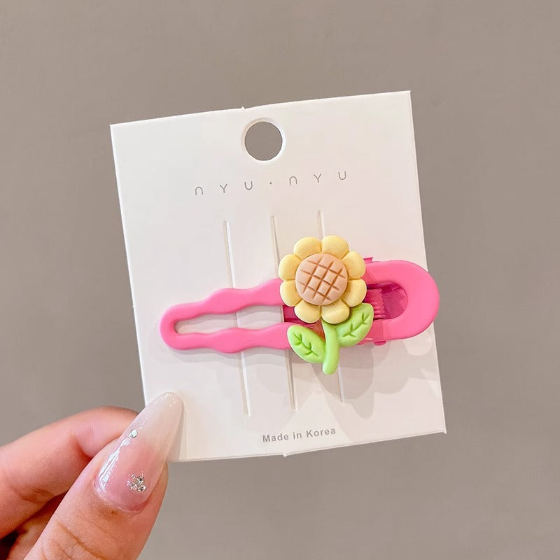 Bangs Clip Kids Flyaway Hair Head Accessory Cute Star