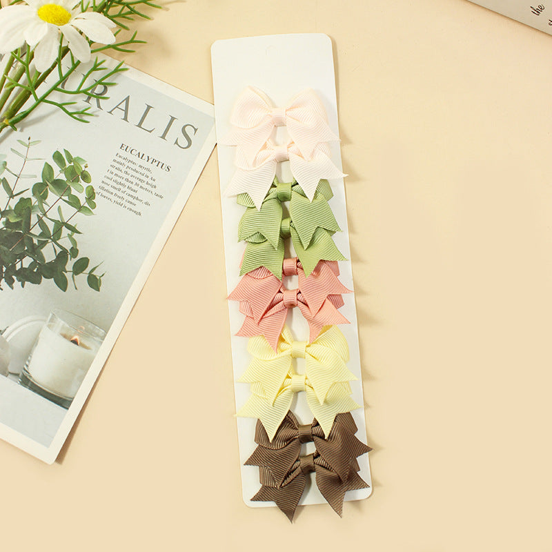 Baby Head Accessory Hairpin Hair Clip Hair Accessory Kids Bow BB Clip Hair Clip