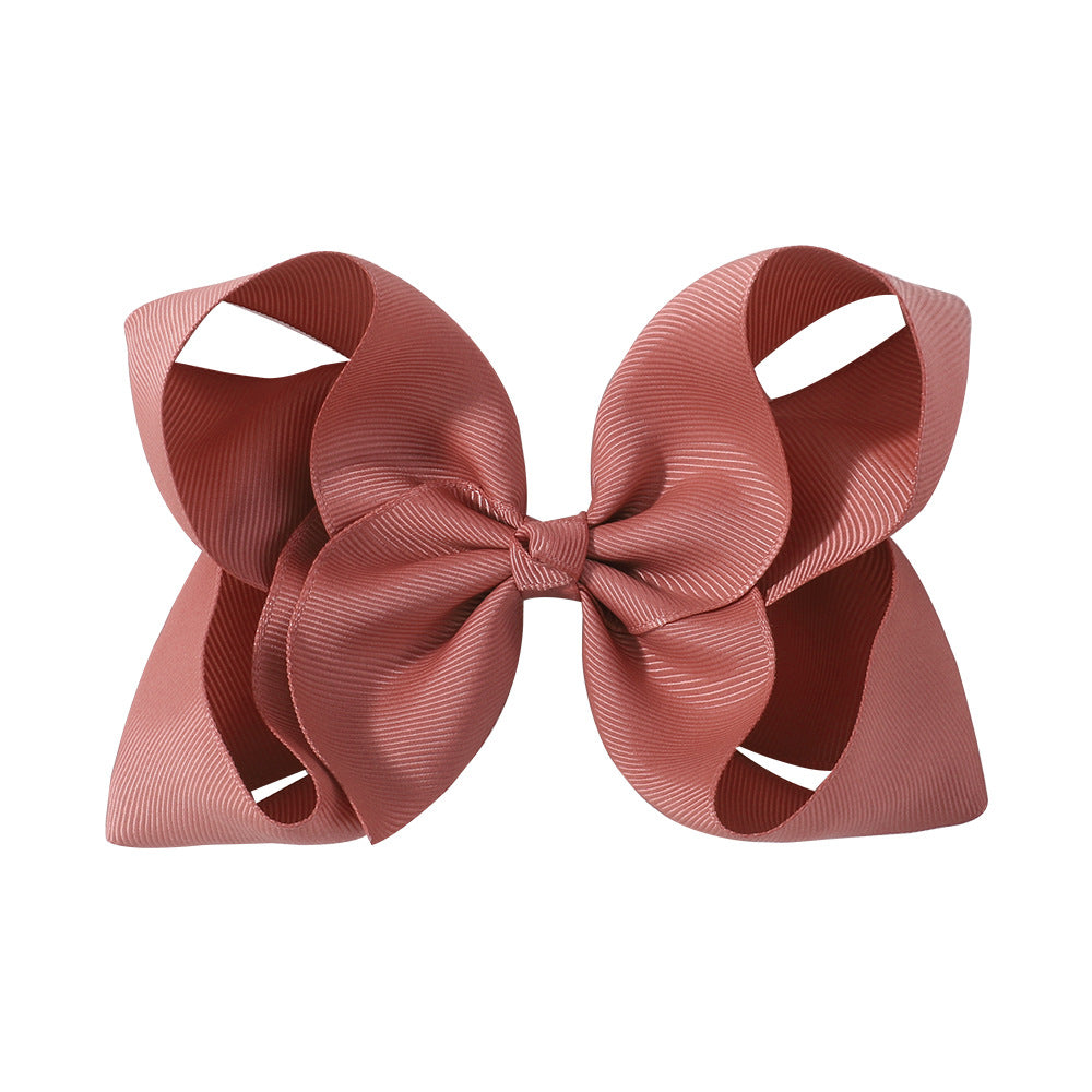 6 Kids Bow Hair Clip Head Accessory 588