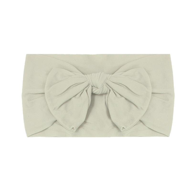 Handmade Kids Hair Band Nylon Baby Bow Invisible Headband