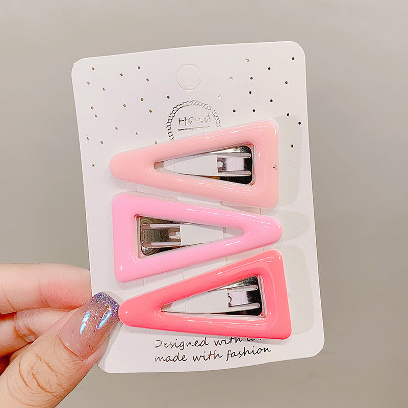 Hair Clip Side Bangs Hair Clip Heart BB Clip Kids Hairpin Head Accessory