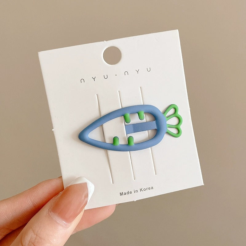 Bangs Clip Kids Flyaway Hair Head Accessory Cute Star