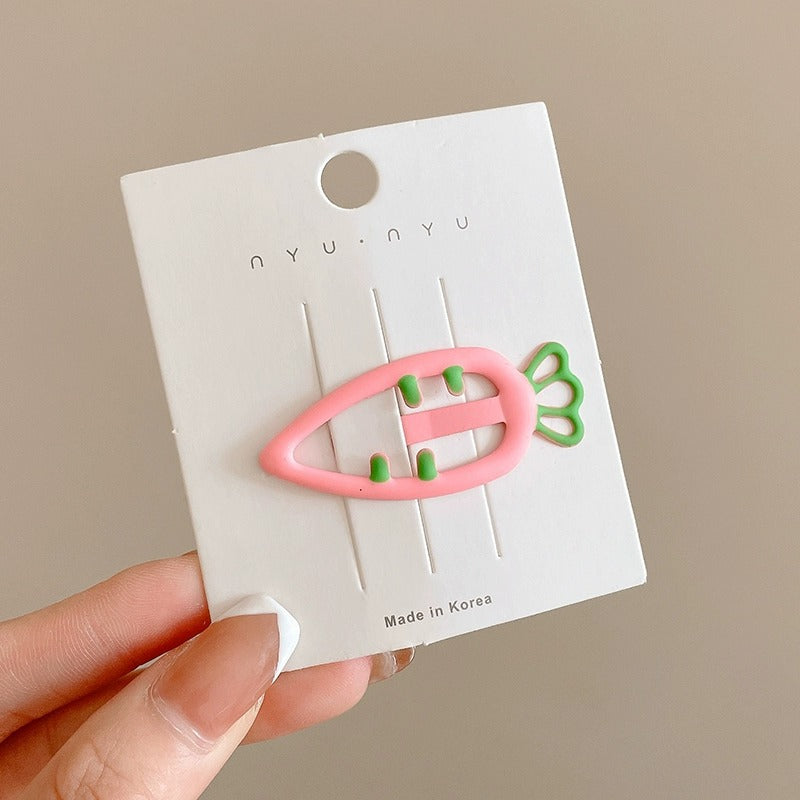 Bangs Clip Kids Flyaway Hair Head Accessory Cute Star