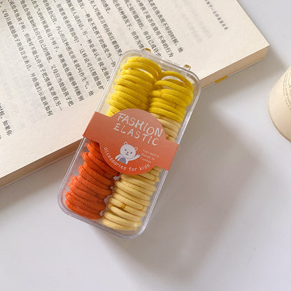 Colorful Elastic Band High Elasticity Gentle on Hair Hair Tie Kids Headband Small Elastic Band