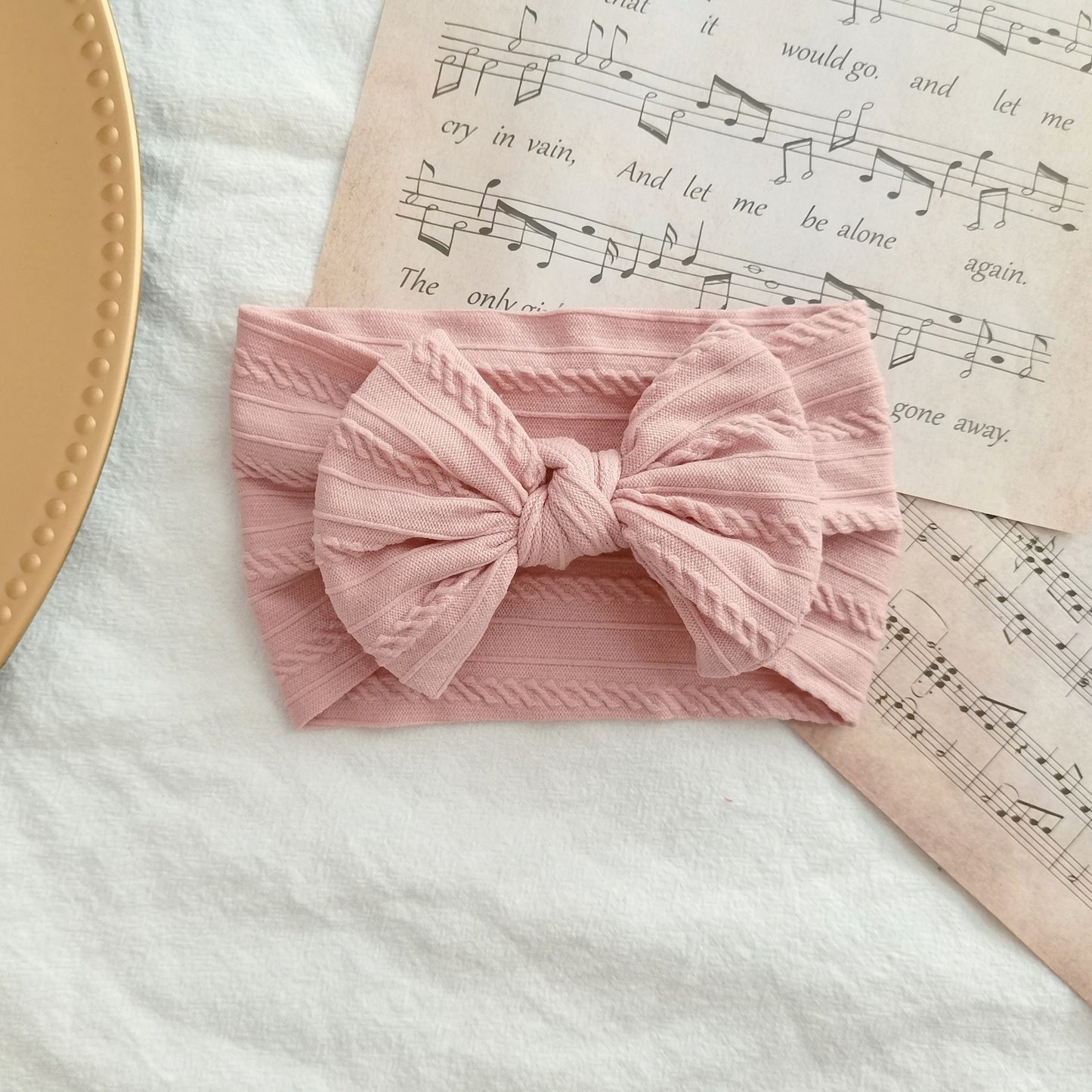 Elastic Nylon Hair Band Bow Baby Head Accessory Hair Accessory