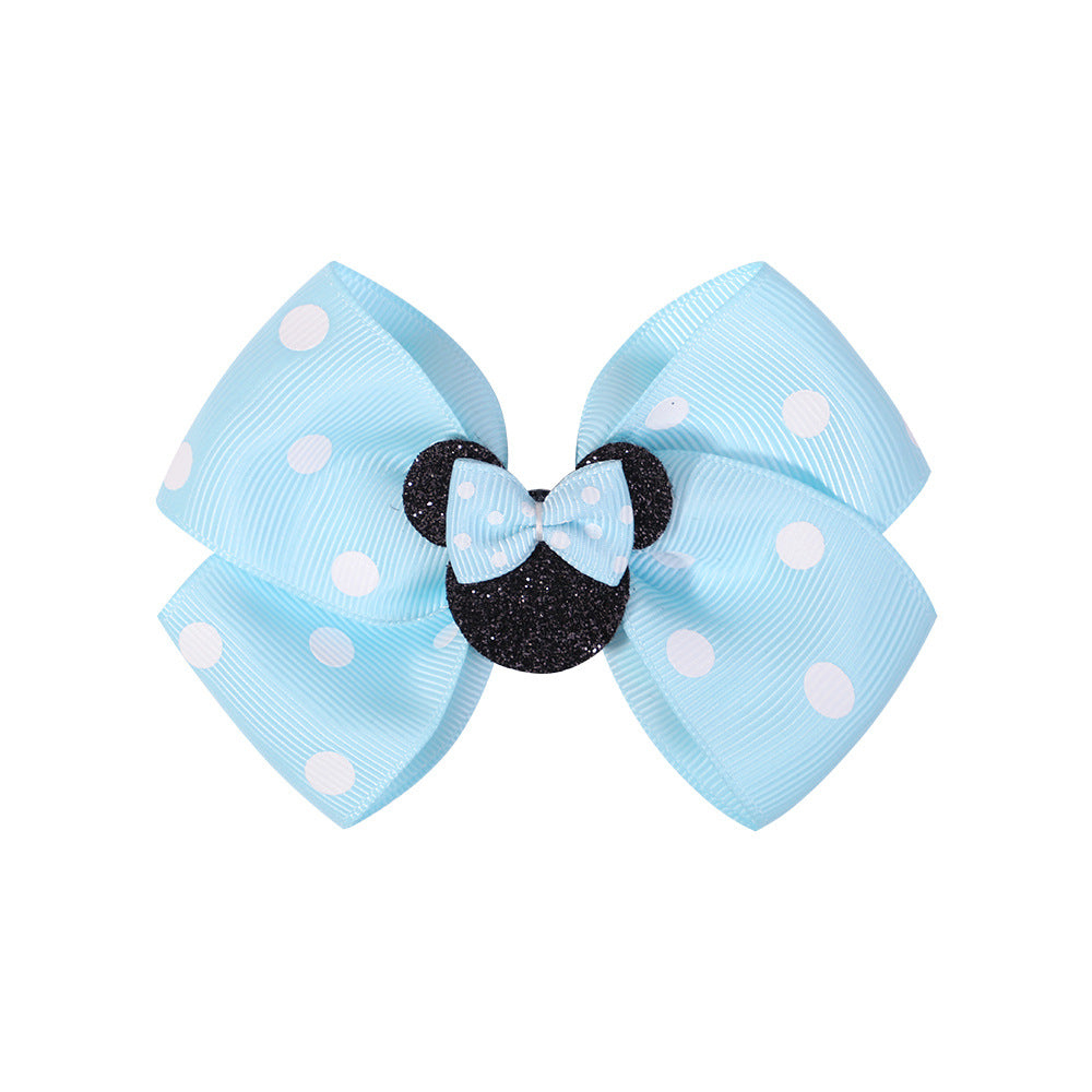 Head Accessory Hair Accessory Cute Girl Hair Clip Bow Cartoon Hair Clip 2826