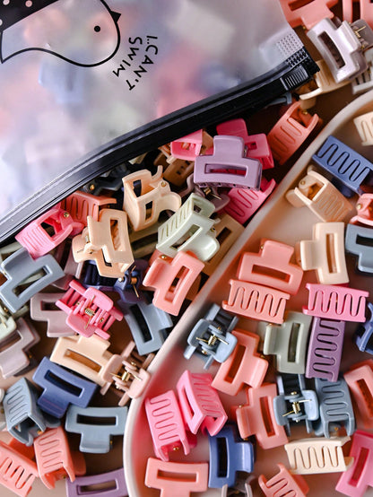 Hair Clip Forehead Bangs Side Mini Hair Clip Cute Flyaway Hair Colorful Hairpin Head Accessory Clip