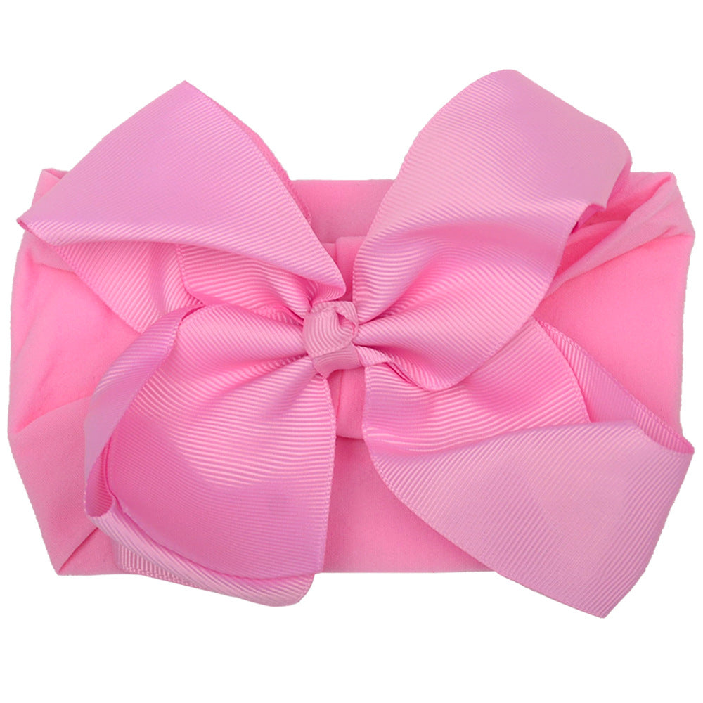 6inch Baby Elastic Hair Band Hair Accessory Minimalist Kids Bow Nylon Headband