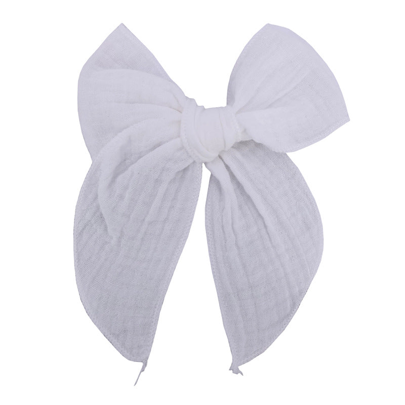 Bow Hair Clip Fabric Hairpin Hair Accessory