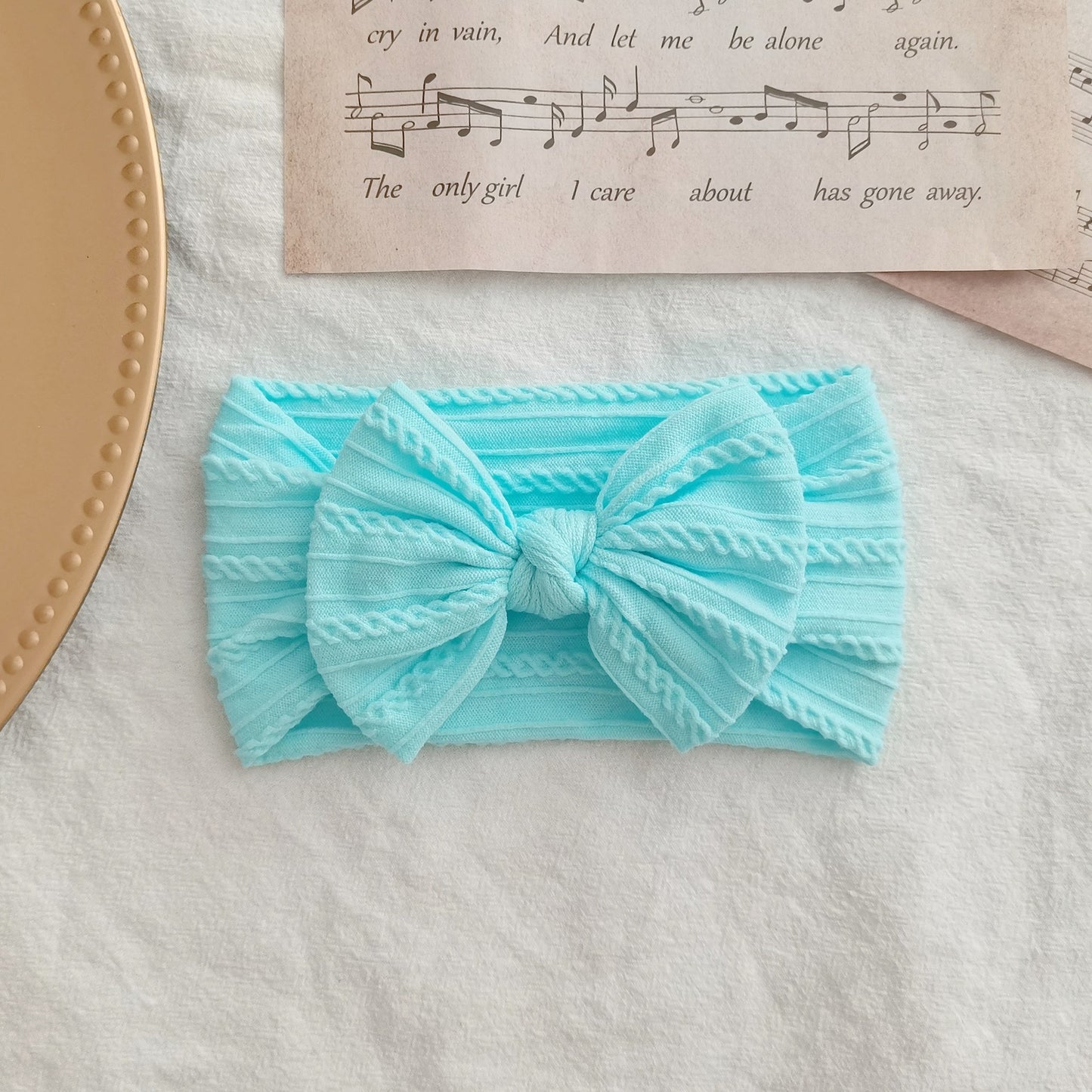 Elastic Nylon Hair Band Bow Baby Head Accessory Hair Accessory