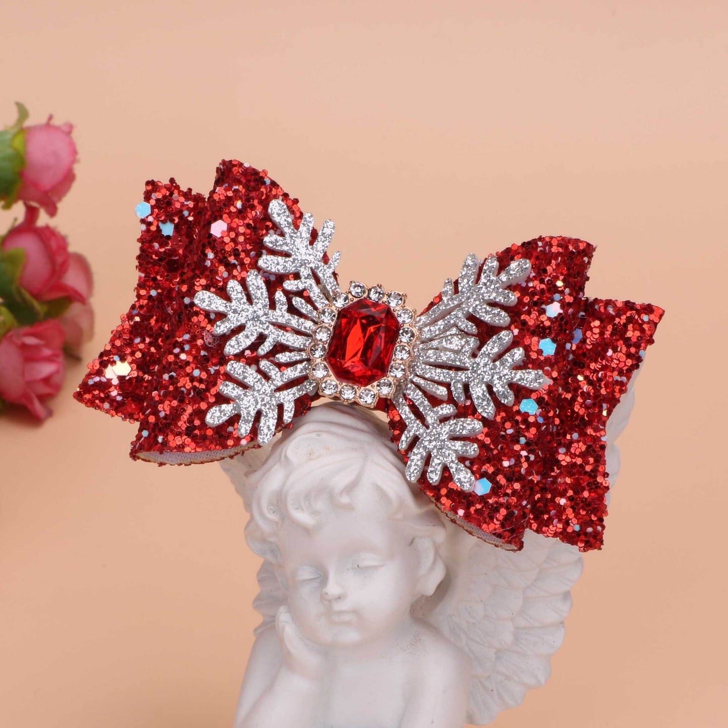 Kids Bow Crystal Hairpin Hair Accessory