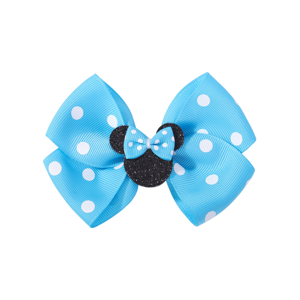 Head Accessory Hair Accessory Cute Girl Hair Clip Bow Cartoon Hair Clip 2826