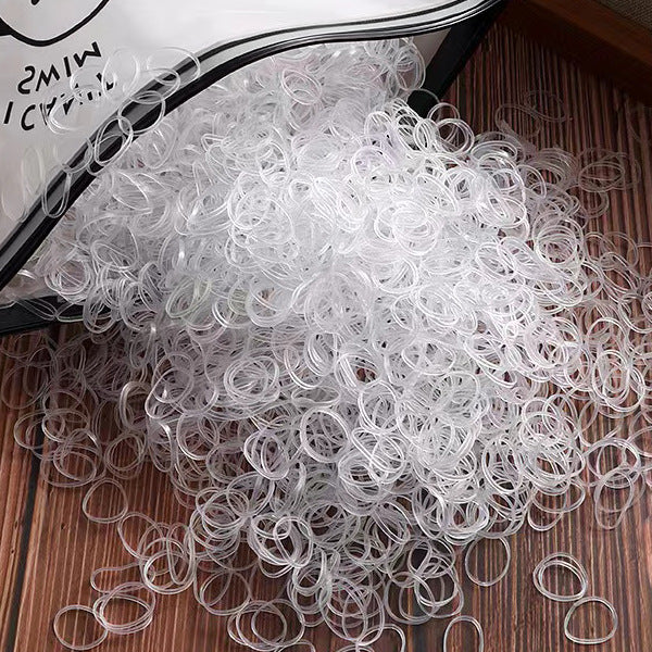 Elastic Band Gentle on Hair Thin Hair Tie Colorful Headband Girl Hair Accessory