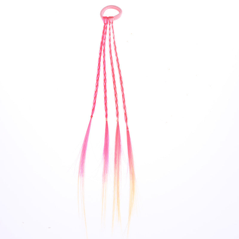 Kids Colorful Colorful Hair Band Rubber Colorful