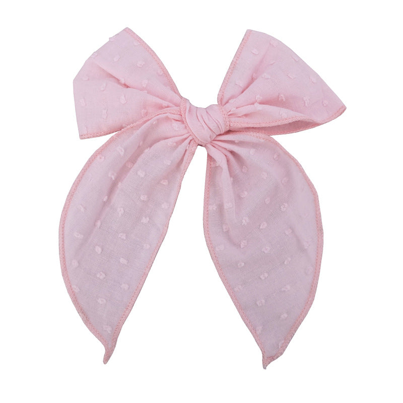 Bow Hair Clip Fabric Hairpin Hair Accessory