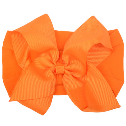 6inch Baby Elastic Hair Band Hair Accessory Minimalist Kids Bow Nylon Headband
