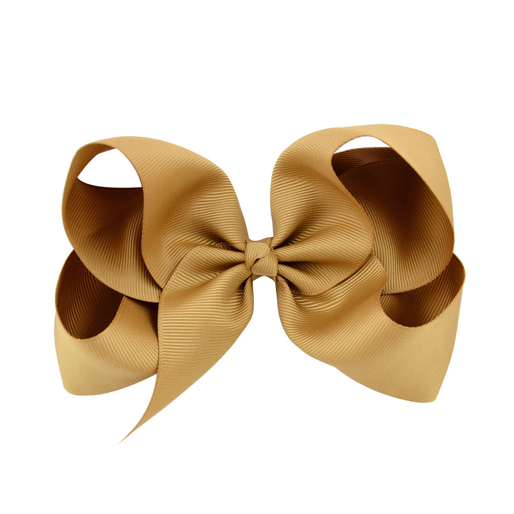 6 Kids Bow Hair Clip Head Accessory 588