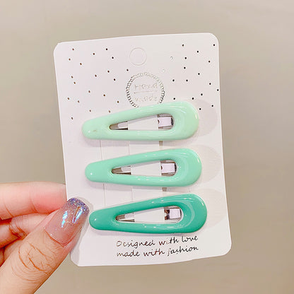 Hair Clip Side Bangs Hair Clip Heart BB Clip Kids Hairpin Head Accessory