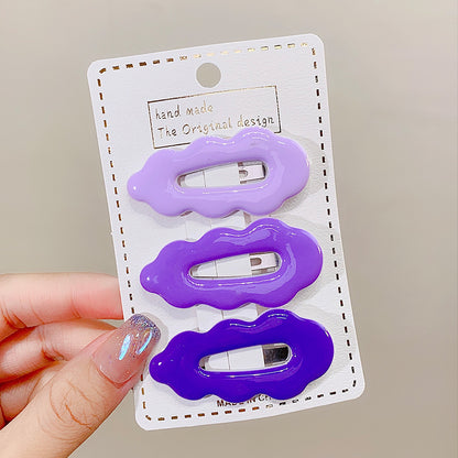 Hair Clip Side Bangs Hair Clip Heart BB Clip Kids Hairpin Head Accessory