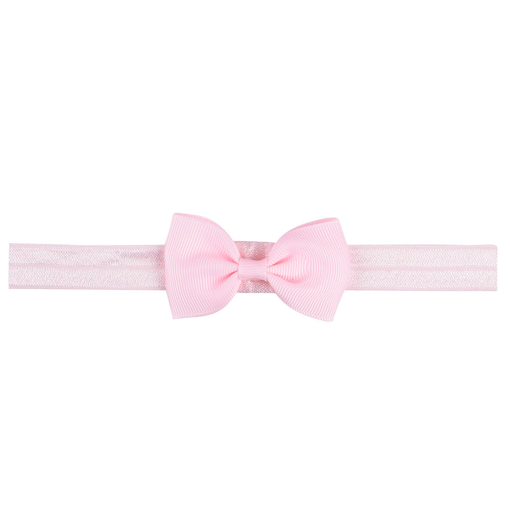 644 Kids Bow Hair Band Small Bow Elastic Headband