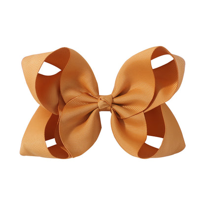 6 Kids Bow Hair Clip Head Accessory 588