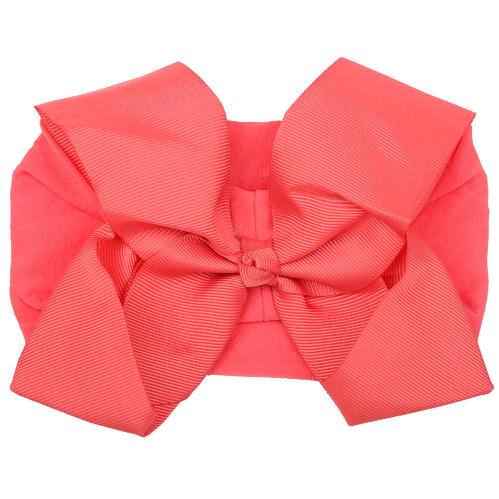 6inch Baby Elastic Hair Band Hair Accessory Minimalist Kids Bow Nylon Headband