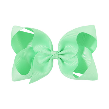 6 Kids Bow Hair Clip Head Accessory 588