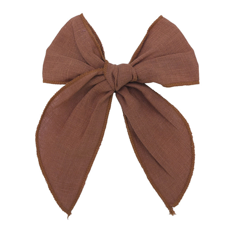 Bow Hair Clip Fabric Hairpin Hair Accessory