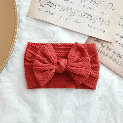Elastic Nylon Hair Band Bow Baby Head Accessory Hair Accessory