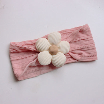 Baby Hair Band Flower Head Accessory