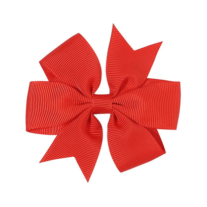 Handmade V Bow Hair Clip Hair Accessory Kids Head Accessory 564