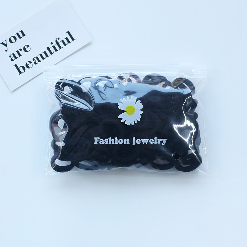 Small Kids Colorful Hair Tie Gentle on Hair Headband Seamless Towel Ring 100