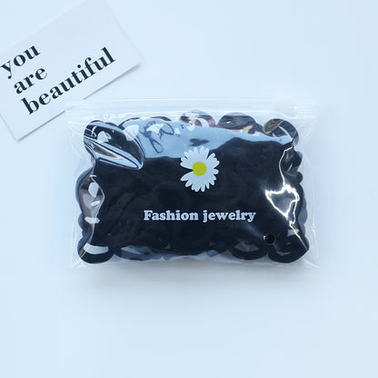 Small Kids Colorful Hair Tie Gentle on Hair Headband Seamless Towel Ring 100