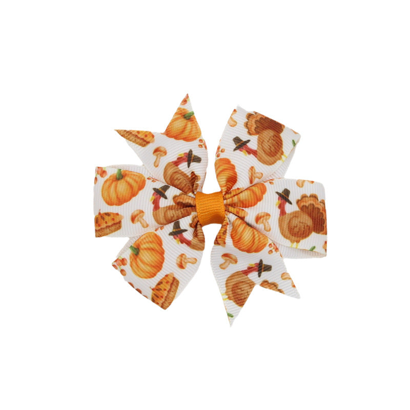 Kids Bow Hair Clip Cute Head Accessory