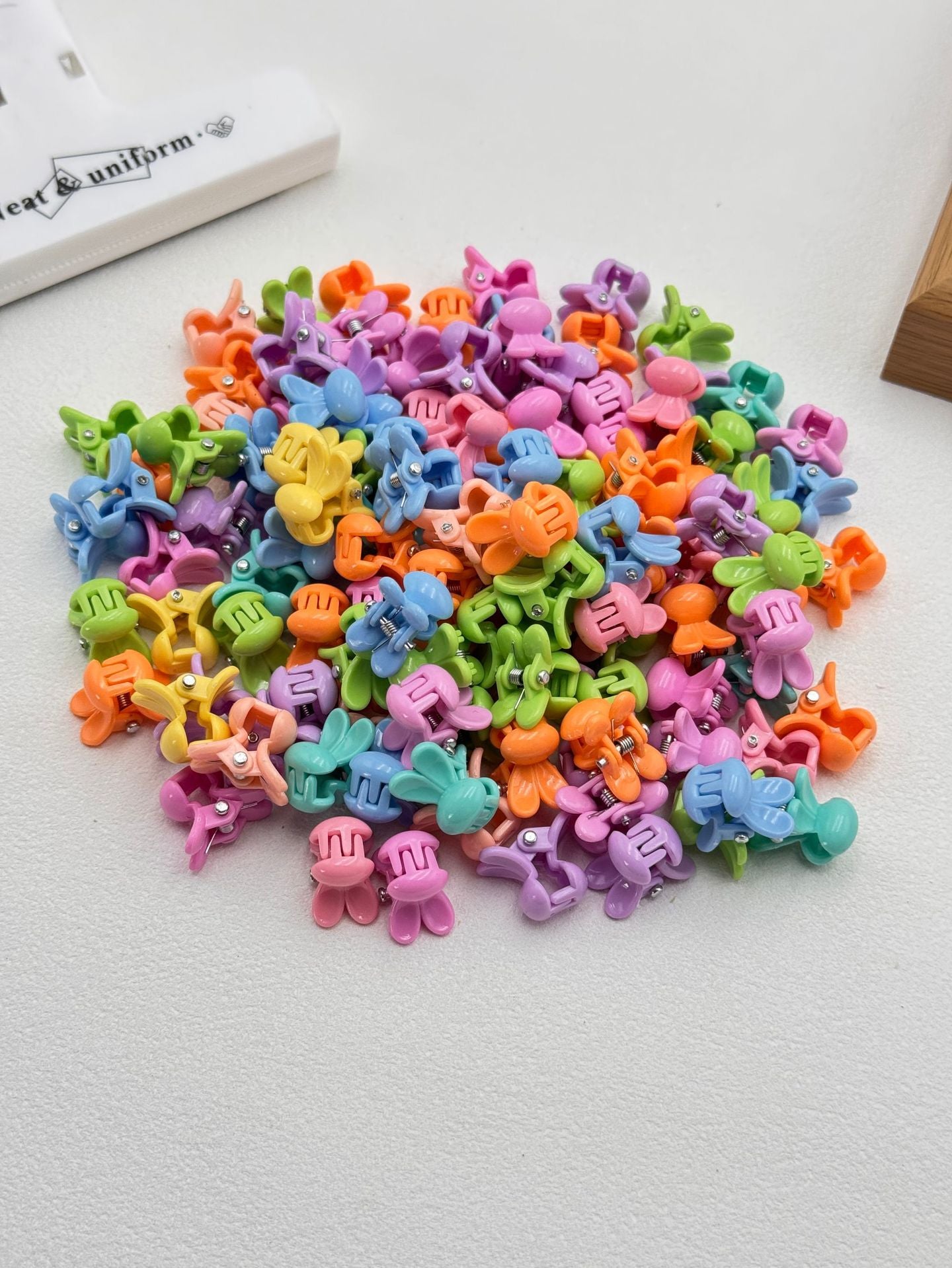 Colorful Kids Hairpin Clip Head Accessory Flyaway Hair Hair Clip Girl Bangs Braiding Mini Hair Clip Hair Accessory