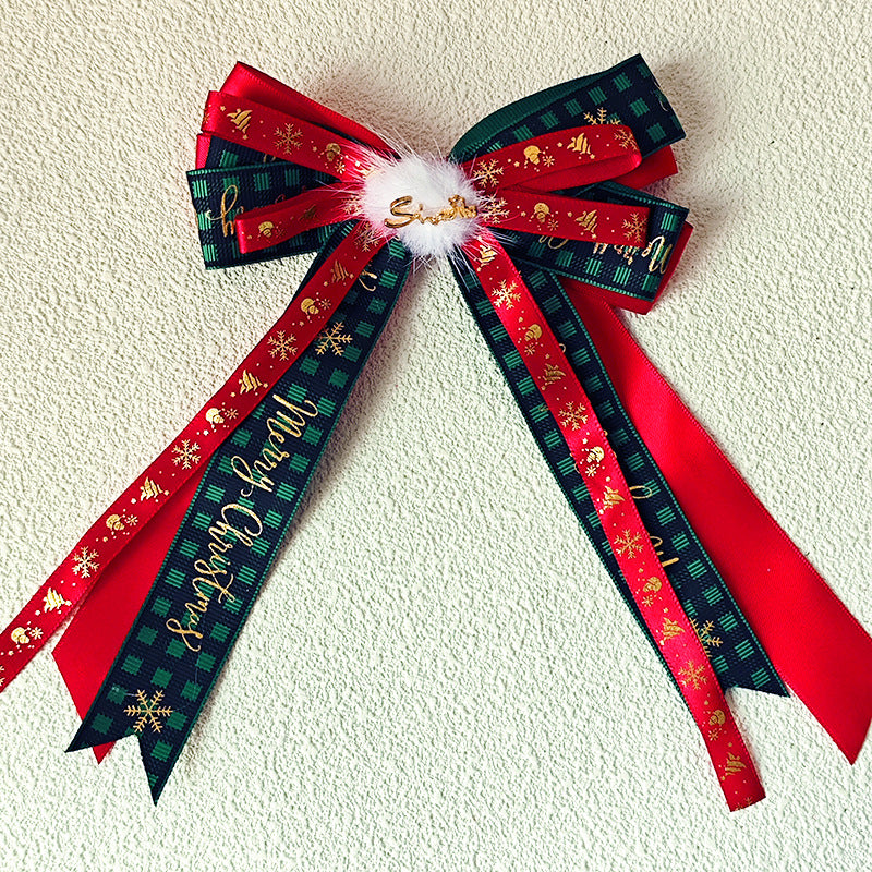 Head Accessory Bow Hairpin Cute Cartoon Kids