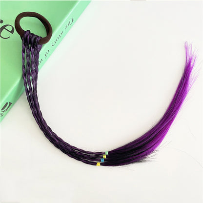 Head Accessory Kids Hair Accessory Colorful Braiding Hair Tie