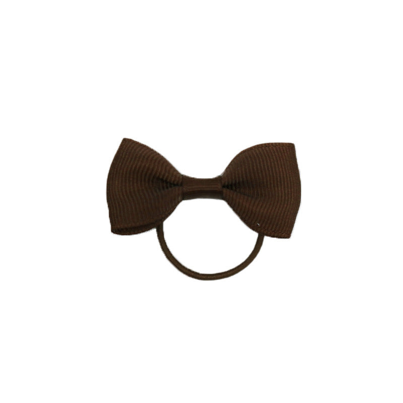 Kids 2 Bow Hair Tie Elastic Band Head Accessory Hair Tie Headband Hair Accessory