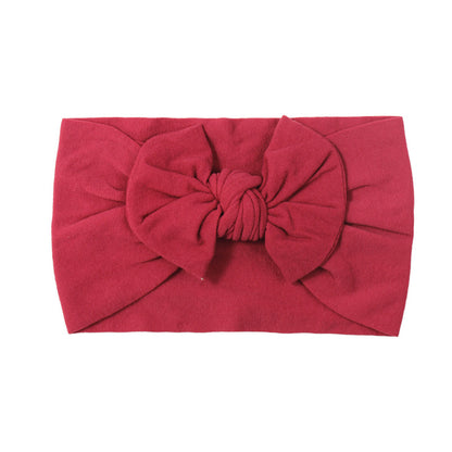 Handmade Kids Hair Band Nylon Baby Bow Invisible Headband
