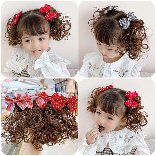 Kids Bow Hair Clip Girl Hairpin Head Accessory Cute Clip Hair Accessory