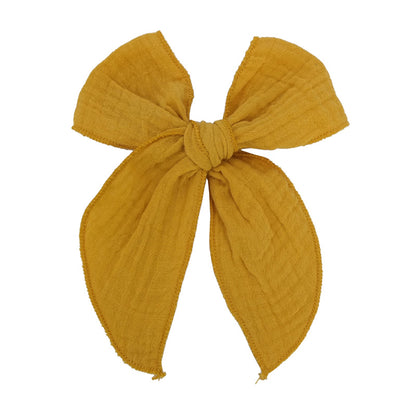 Bow Hair Clip Fabric Hairpin Hair Accessory